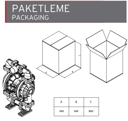AP 16 Plastik Diyaframlı Pompa