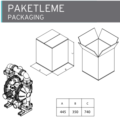 AP15  Metalik Diyaframlı Pompa