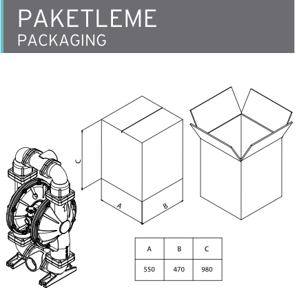 AP 30 Metalik Diyaframlı Pompa