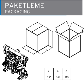 APX 05 Metalik Diyaframlı Pompa